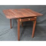 A George III mahogany drop leaf table, c.