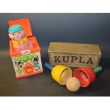 Toys and Games - a Vintage Kupla cup and ball catching game,