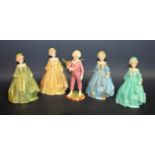 Ceramics - a Royal Worcester figure, Grandmother's Dress, F Doughty,