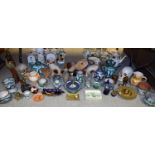 Household Sundries - Tintagel Pottery including teapot, cups, bowls, jugs,