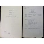 Television History - Dr Who, an early and important BBC - 1, Rehearsal Script, Dr Who, Serial 'R',