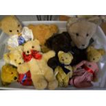 Teddy Bears - a Russ bear; a bear with removable outer and blue internal body;