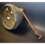 An early 20th century copper searchlight, possibly marine,