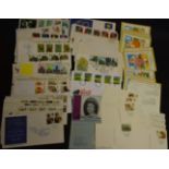 Stamps - a large tub full of first day covers and PHQ cards, many 100's,