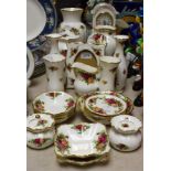 Royal Albert Old Country Roses including vases,