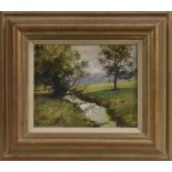 Terence Storey (bn 1923) Kedleston signed, oil on board, 20cm x 25.