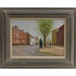 Terence Storey (bn 1923) Friar Gate, Derby signed, oil on board,