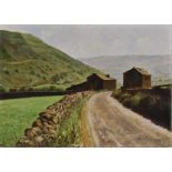 Terence Storey (bn 1923) Late Summer in Derbyshire signed, oil on board, 25.5cm x 35.