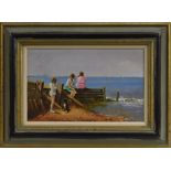 Terence Storey (bn 1923) Summer Holidays signed, oil on board,