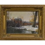 Terence Storey (bn 1923) Markeaton Spinney signed, oil on board,