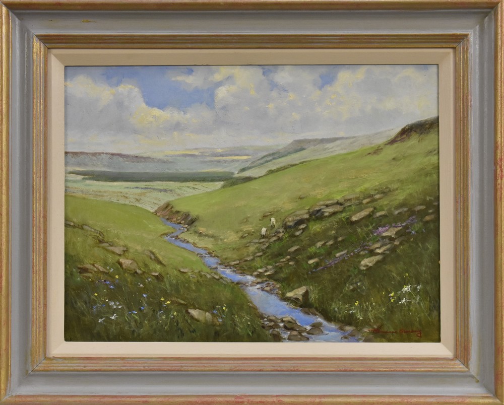 Terence Storey (bn 1923) A Derbyshire Moorland, nr Buxton signed, oil on board, 30.5cm x 40.