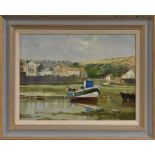 Terence Storey (bn 1923) Staithes signed, oil on board, 30.5cm x 40.