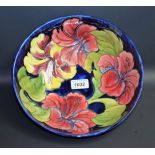 A Moorcroft Hibiscus pattern bowl,