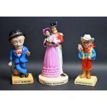 A Royal Doulton ceramic advertising figure, Quality Street Couple, MCL13,