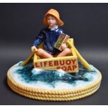 A Royal Doulton ceramic advertising figure, Lifebuoy Soap Boy, MCL30,