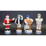 A Wade Michelin Miniatures ceramic advertising figure, Santa Bibendum,