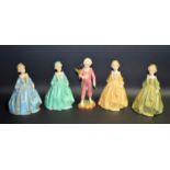 Ceramics - a Royal Worcester figure, Grandmother's Dress, F Doughty,