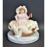 A Royal Doulton ceramic advertising figure, Colman's Starch Girl, MCL31,