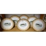 A set of six Noritake plates,