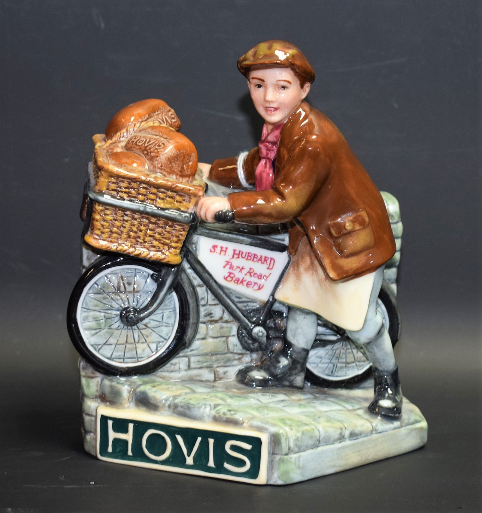 A Royal Doulton ceramic advertising figure, The Hovis Boy, MCL27,