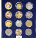 Coins - QEII tokens, including 2013 Falklands, Guernsey double eights,