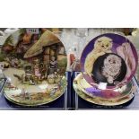 Ceramics - collectors plates including Royal Doulton Old Country Crafts,