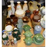 Decorative ceramics - a Victorian commemorative salt glazed water jug; character jugs ; stoneware;