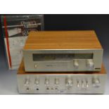 A Rotel RA-312 Integrated Stereo Amplifier;