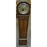 An oak granddaughter longcase clock c1935