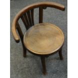 A child's bentwood chair