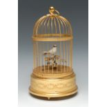 A Reuge Bird-in-a-Cage Musical Automata, Sainte-Croix, Switzerland,