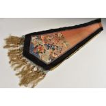 A 19th century Chinese silk ceremonial stole,