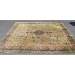 A large rectangular woollen carpet,