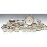 A Newhall tea service, pattern 248, for eight, comprising coffee cups, tea bowls saucers, milk jug,