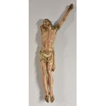 A North European ivory Corpus Christi, typically carved with the Holy Wounds of stigmata,