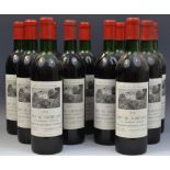 Eleven bottles of Chateau du Cartillon Haut-Medoc 1970 (11)