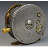 Fishing - a Hardy Bros Ltd, Alnwick 4" reel, The Silex Major, Pat Nos 2206,