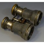 A pair of early 20th century The Paris Jockey Club binoculars, c.