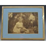 A silver easel photograph frame, quite plain, 24cm x 19cm, S.