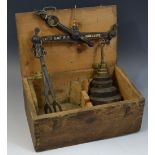 A set of Avery Birmingham balance scales, with weights,