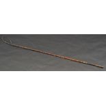 A 19th century holly carriage whip,