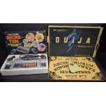 A William Fuld talking board set Ouija board,