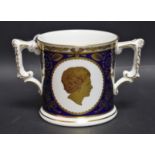 A Royal Crown Derby Goviers of Sidmouth limited edition twin handled loving cup, 151/650,