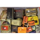 Advertising - tobacco and cigarette tins, including Player's, Will's, Lambert & Butler,