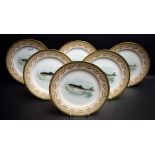 A set of six Noritake plates,