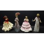 Ceramics - a Royal Doulton figure, Alice, Lady of the Year 1999, HN4003, limited edition; another,