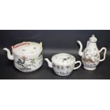 Ceramics - a late 19th century Chinese teapot;