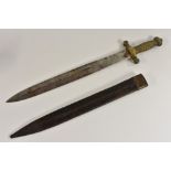 A French 1831 pattern pioneer's sword, 48.