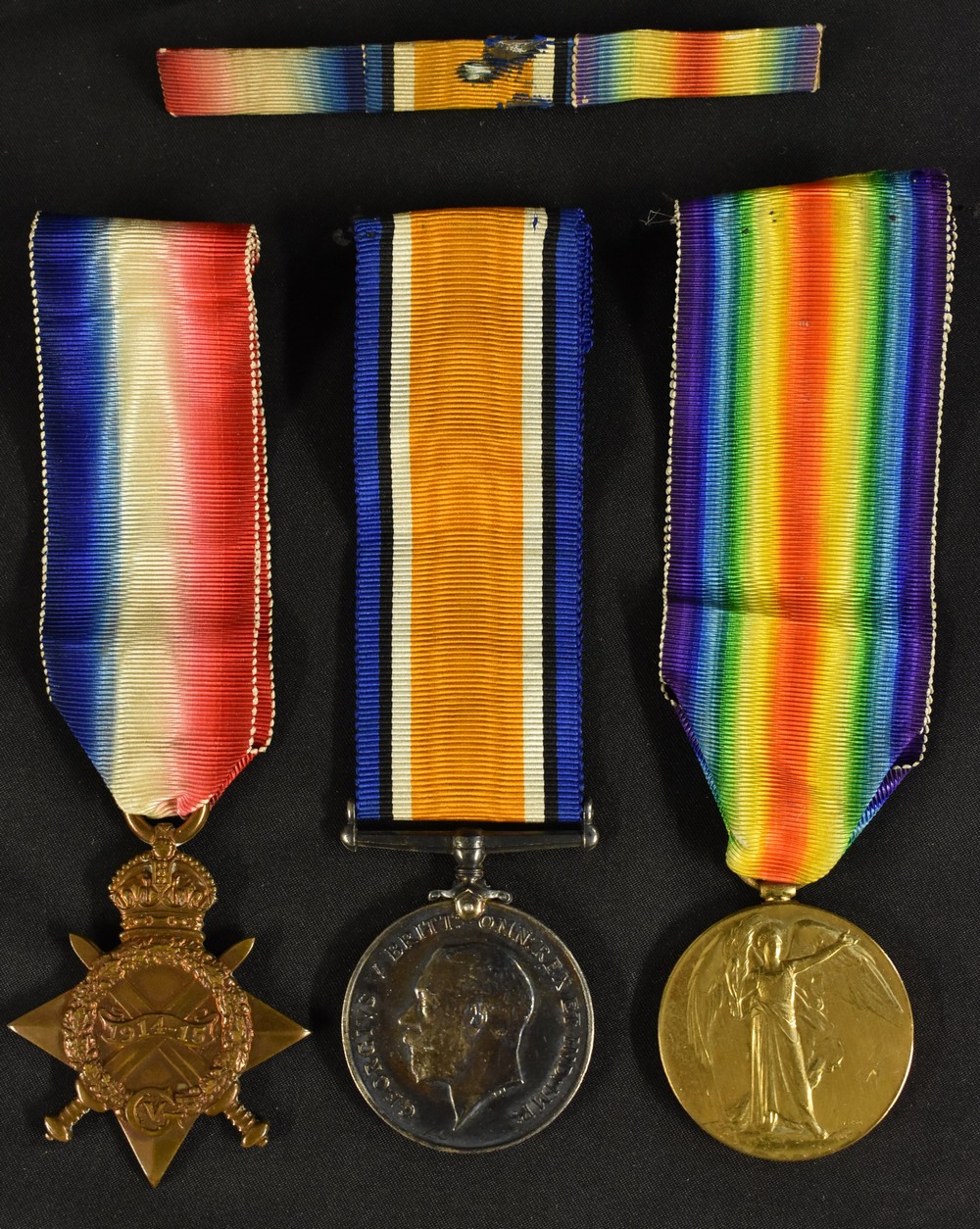 Medals, WW1, Local Interest: South Nottinghamshire Hussars, group of three, 1914 - 15 Star,
