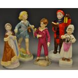 A Royal Worcester figure, Evening Engagement,